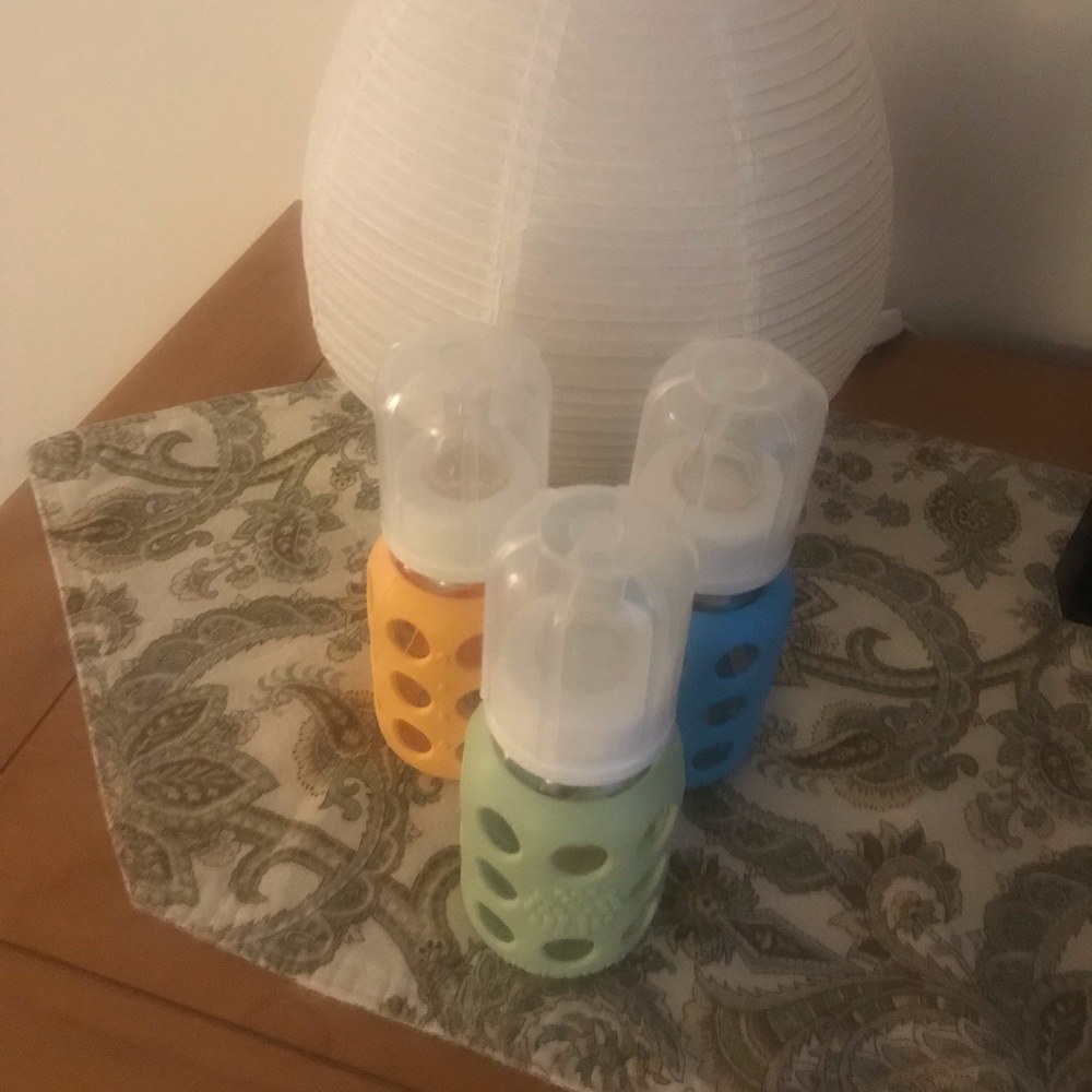 3 4oz life factory baby bottles